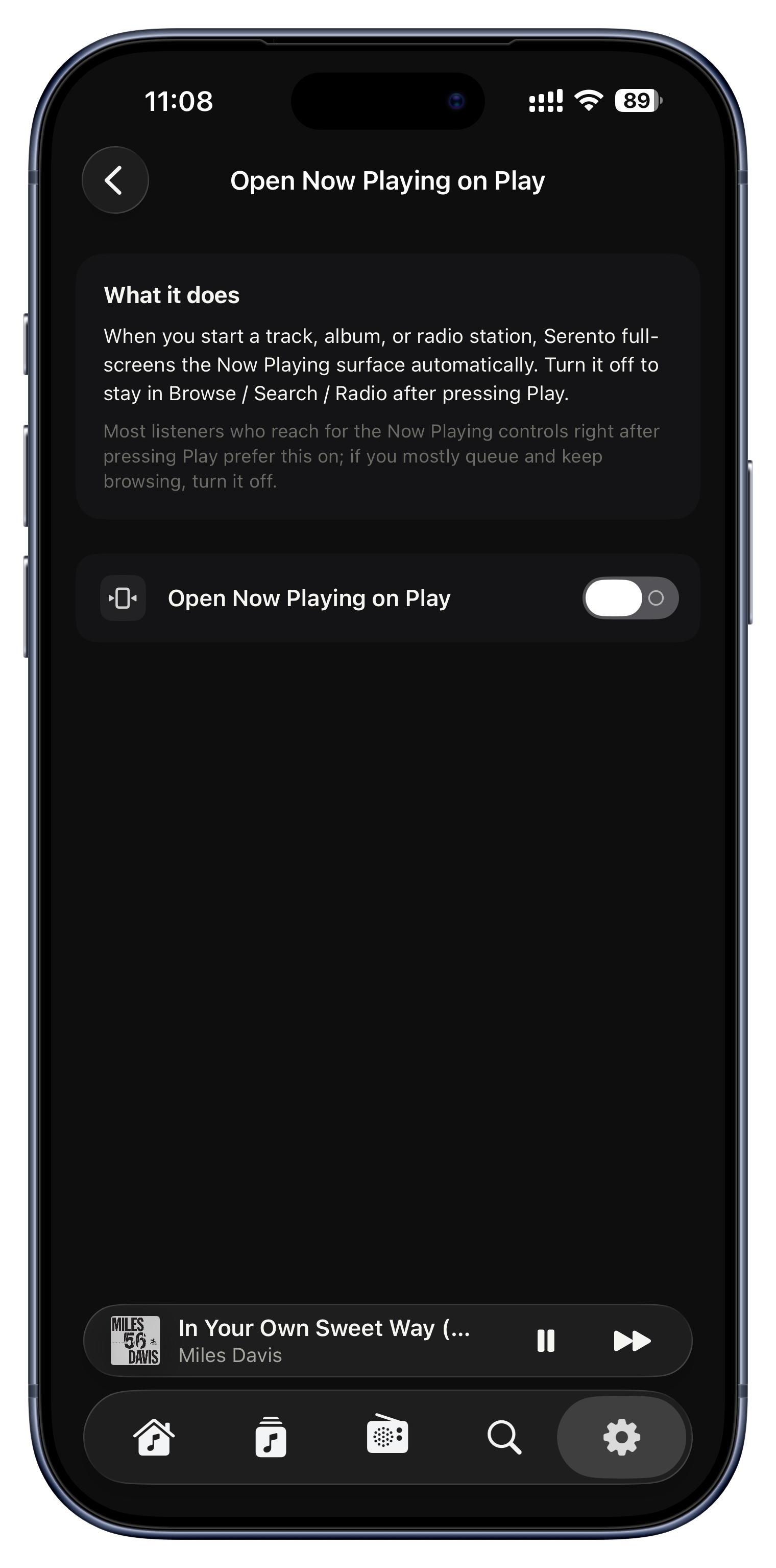 Open Now Playing on play