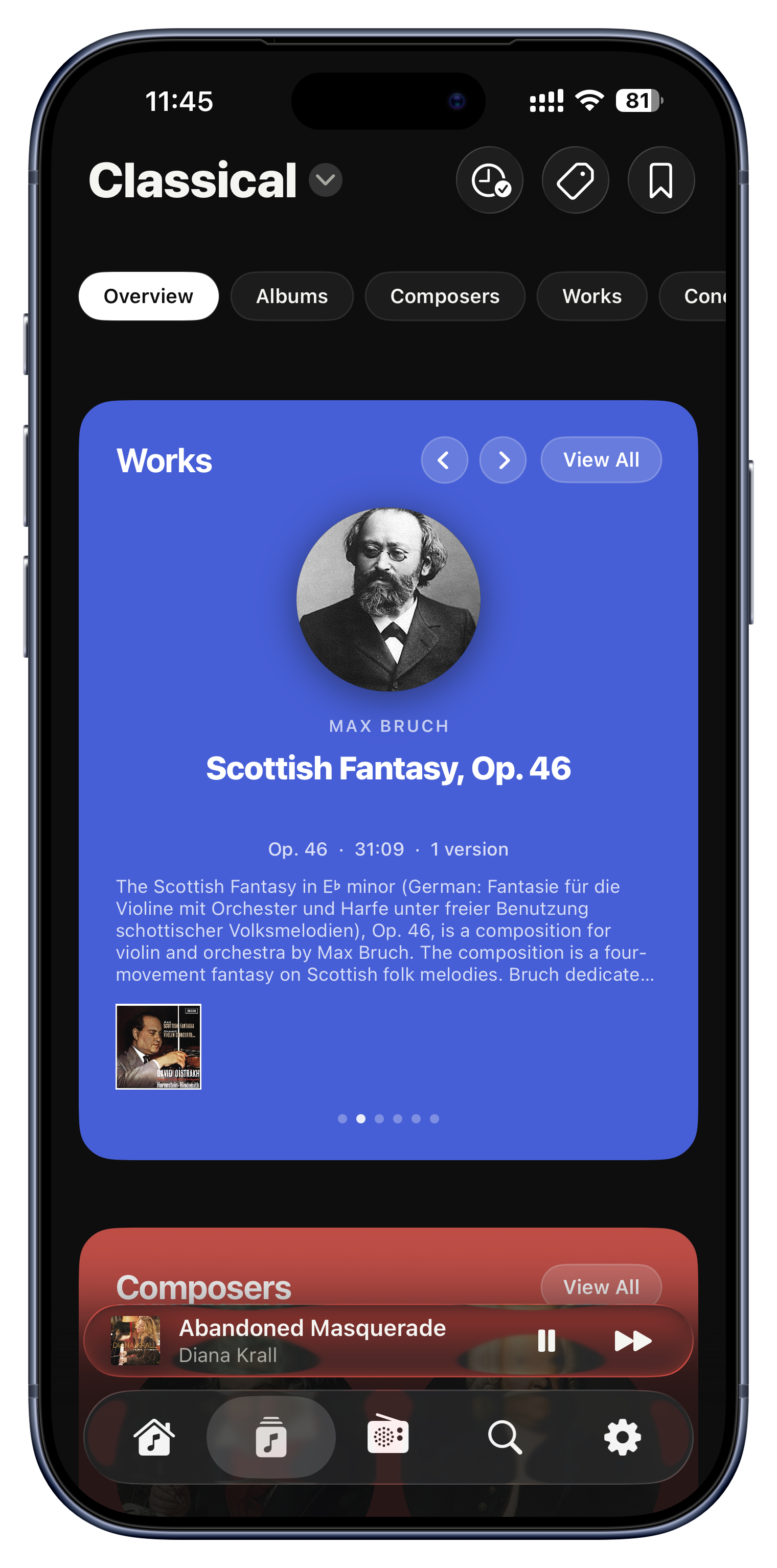 Browse the way classical works